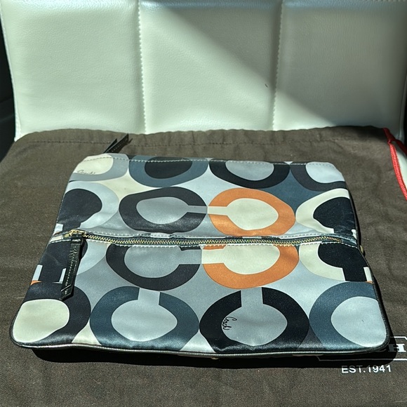 Coach Amanda fold over clutch purse bag shoulder bag. - Picture 8 of 10